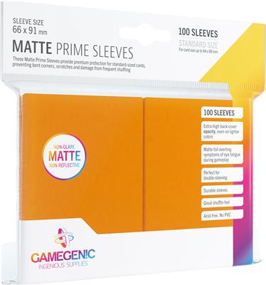 GG : 100 Sleeves Matte Prime Orange