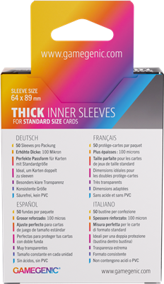 GG : Thick Inner Sleeves 64x89