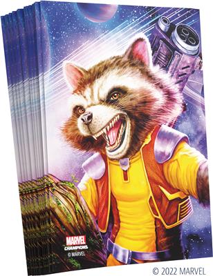 GG : 50 sleeves Marvel Champions Rocket Raccoon