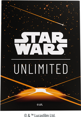 GG : SWU Art Sleeves - Card Back Orange