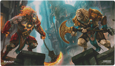 GG : MTG FRA Shiny Playmat - Ajani
