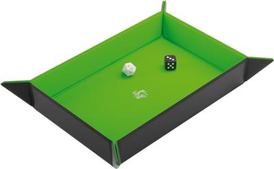 GG : Magnetic Dice Tray Rectangular Black/Green