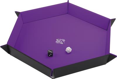 GG : Magnetic Dice Tray Hexagonal Black/Purple