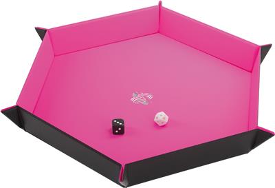 GG : Magnetic Dice Tray Hexagonal Black/Pink