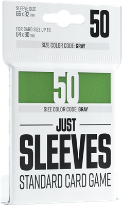 GG : 50 Just Sleeves - Standard Card Game Green