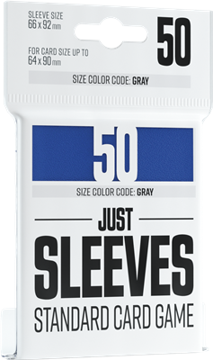 GG : 50 Just Sleeves - Standard Card Game Blue