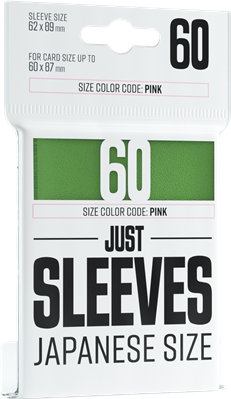 GG : 60 Just Sleeves - Japanese Size Green