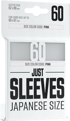 GG : 60 Just Sleeves - Japanese Size White