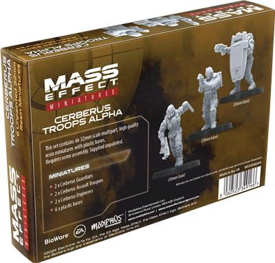 ME: Cerberus Forces Alpha (Resin Set) EN ME: Cerberus Forces Alpha (Resin Set) EN
