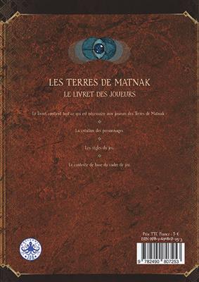 Les terres de Matnak : Livret du joueur