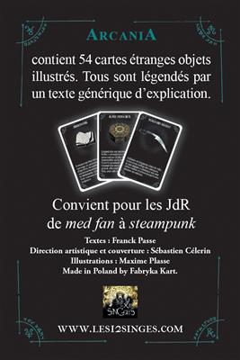 Into the Odd : Cartes Arcania