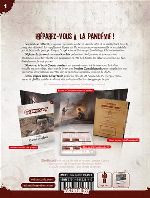 Zombiology #1 Contamination — L'écran du MJ