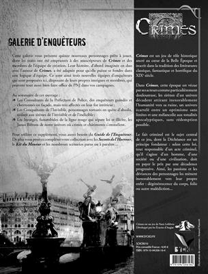 CRIMES : Galerie d'Enquêteurs CRIMES : Galerie d'Enquêteurs
