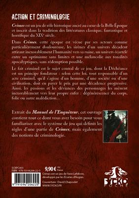 CRIMES : Action et Criminologie (poche) CRIMES : Action et Criminologie (poche)