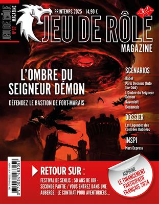 Jeu de Rôle Magazine N°67 ( Printemps 2025) Jeu de Rôle Magazine N°67 ( Printemps 2025)