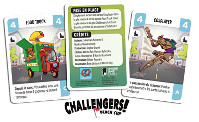 Challengers ! Cartes goodies Set #1 Challengers ! Cartes goodies Set #1