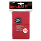 Ultra PRO : 100 Sleeves PRO-Matte Rouge (10)