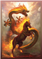 100 Dragon Shield Art: Fire Horse (10)