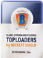 Beckett Shield : 25 toploader 35pt Regular Clear